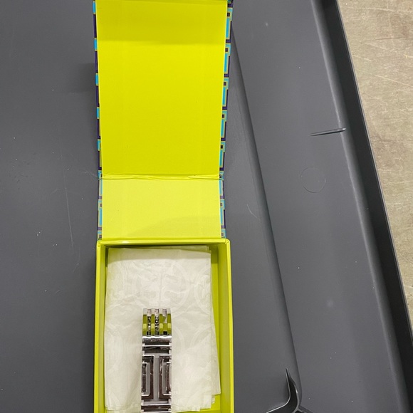 Tory Burch Silver Fitbit Holder Bracelet - Picture 5 of 5